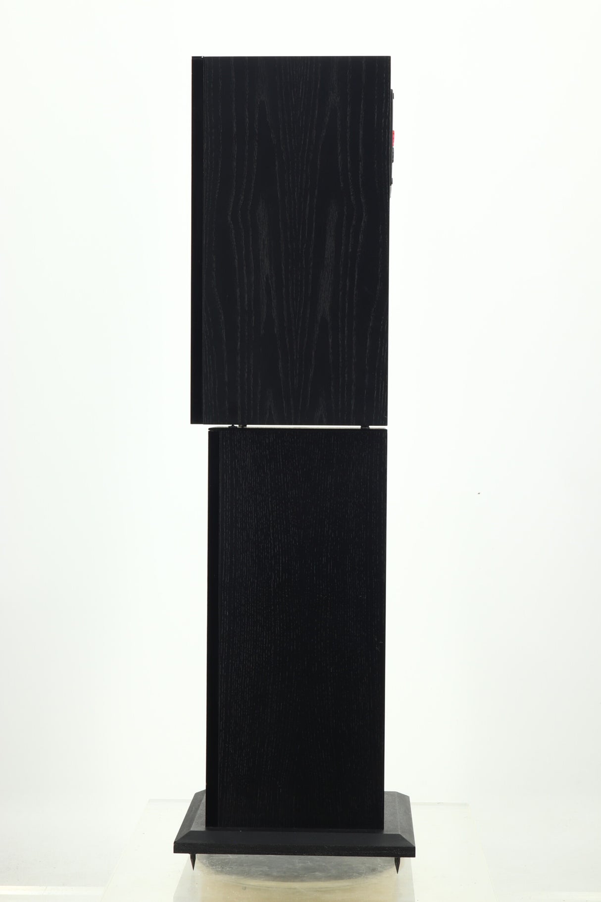 Heybrook Quartet Loudspeakers - Black/Walnut & Stands