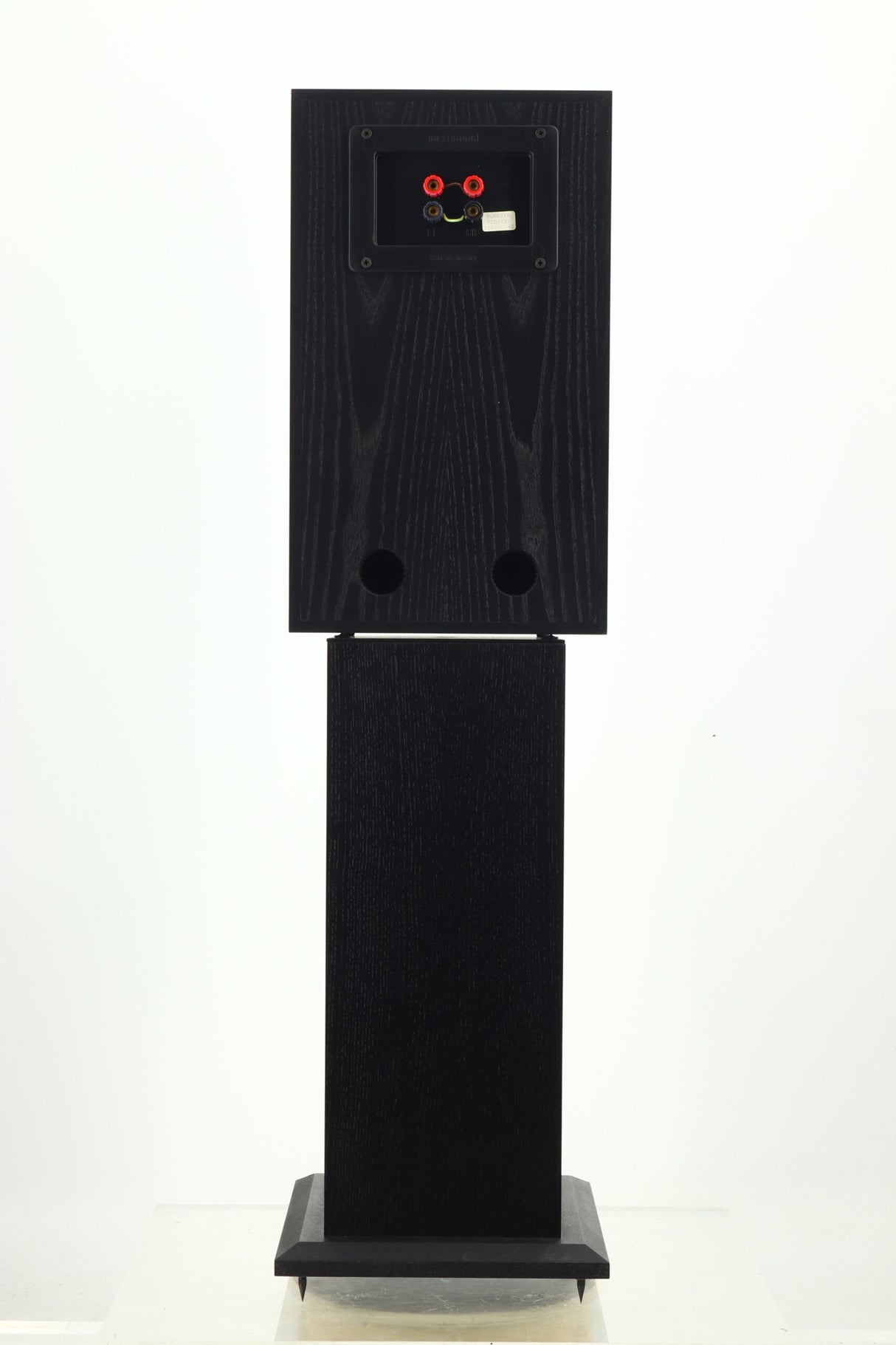 Heybrook Quartet Loudspeakers - Black/Walnut & Stands