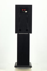 Heybrook Quartet Loudspeakers - Black/Walnut & Stands