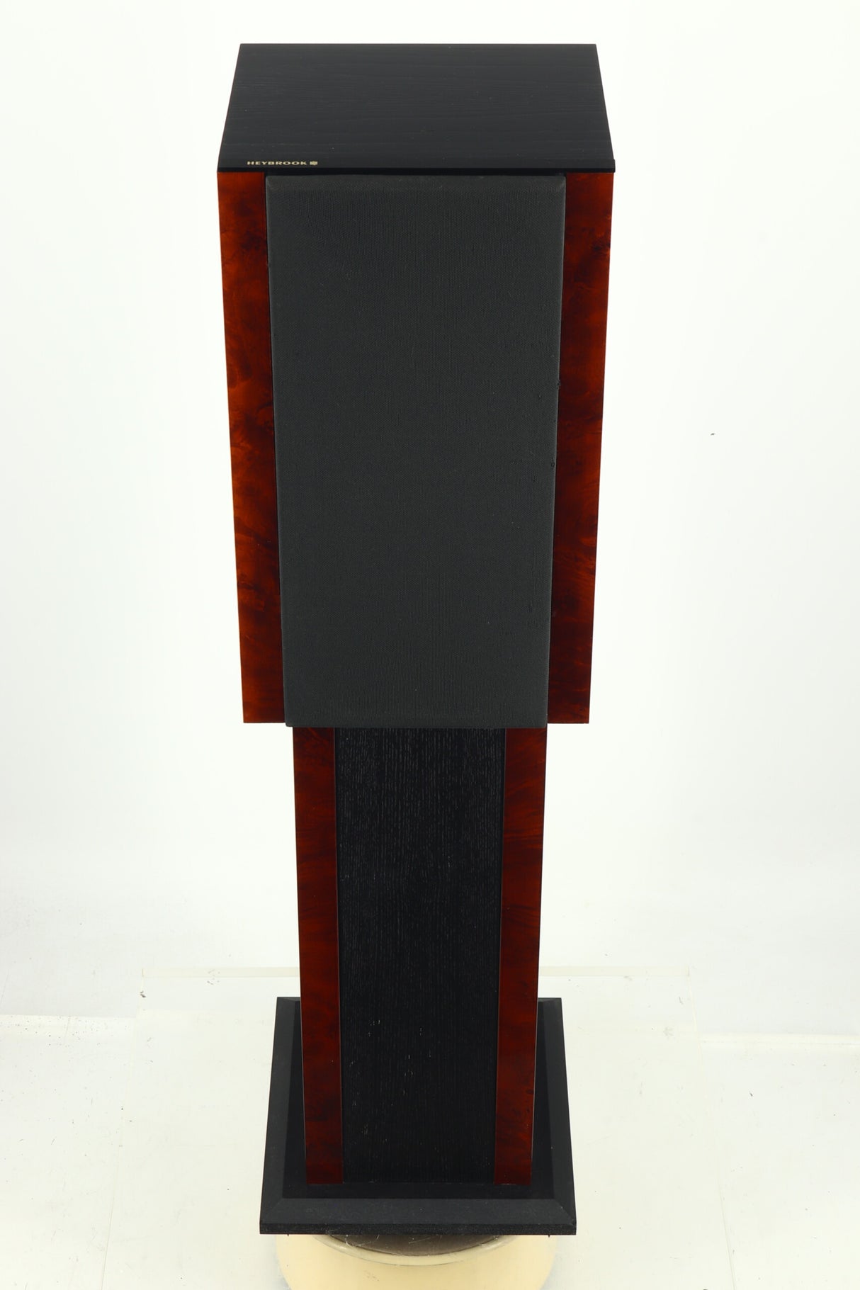 Heybrook Quartet Loudspeakers - Black/Walnut & Stands
