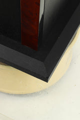 Heybrook Quartet Loudspeakers - Black/Walnut & Stands