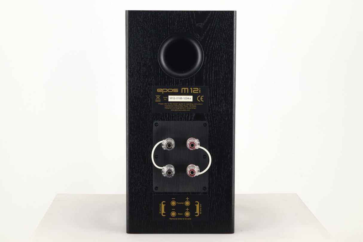 Epos M12i Standmount Speakers - Black Oak