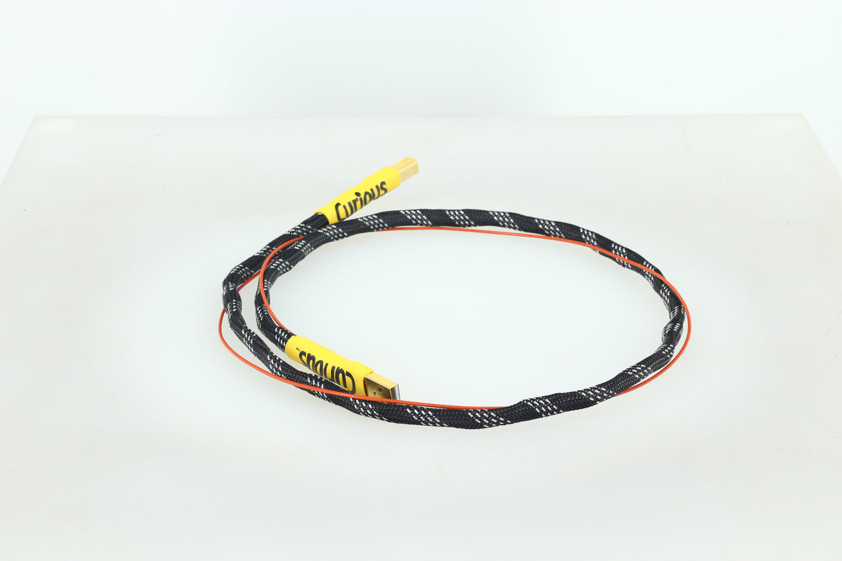 Curious Cables USB A-B Interconnect Cable 0.8m