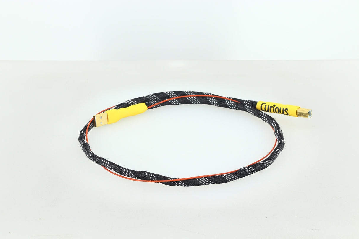 Curious Cables USB A-B Interconnect Cable 0.8m