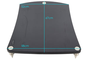 Bassocontinuo Amplifier Stands - Black (Pair)