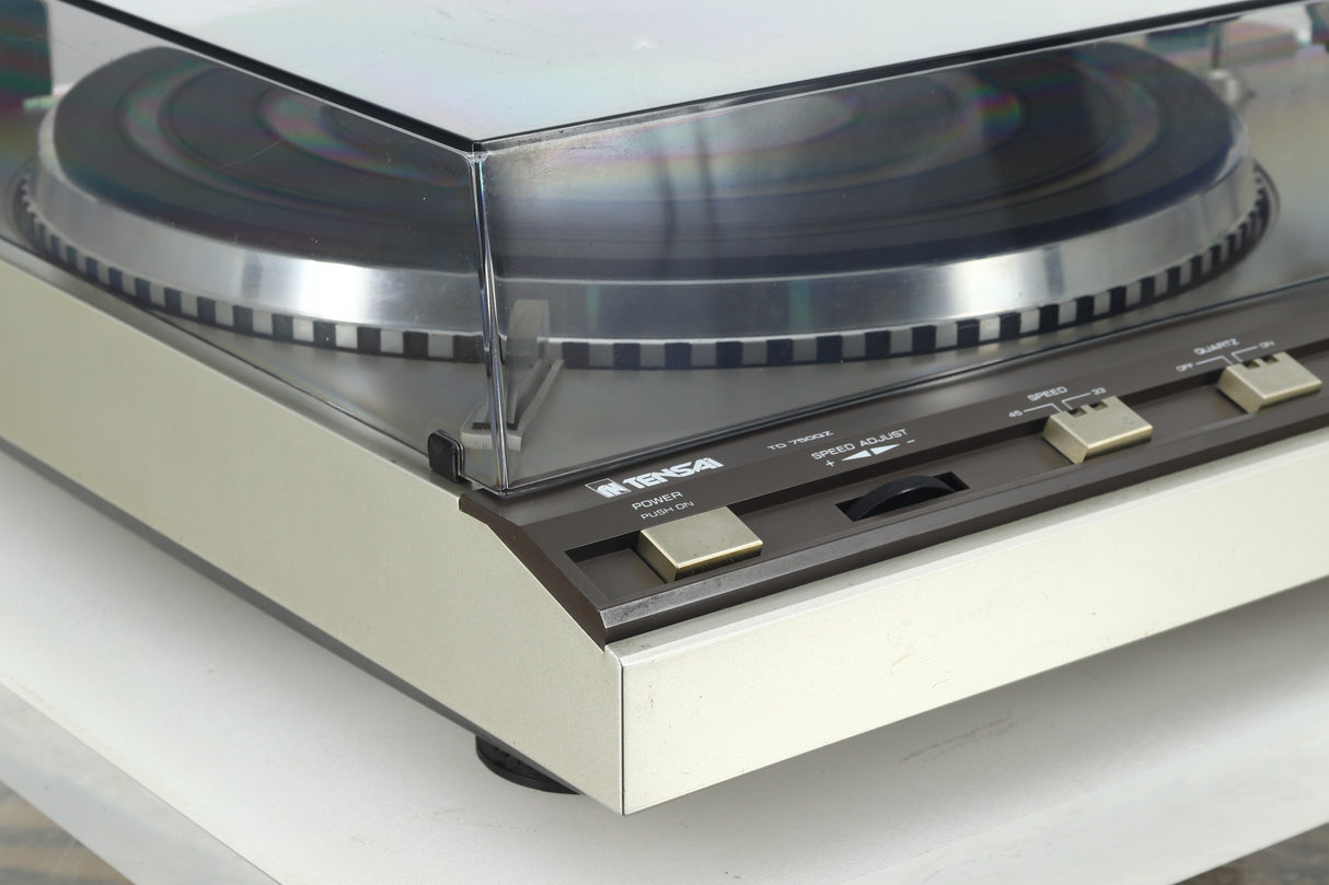 Tensai TD-750QZ Turntable - Silver