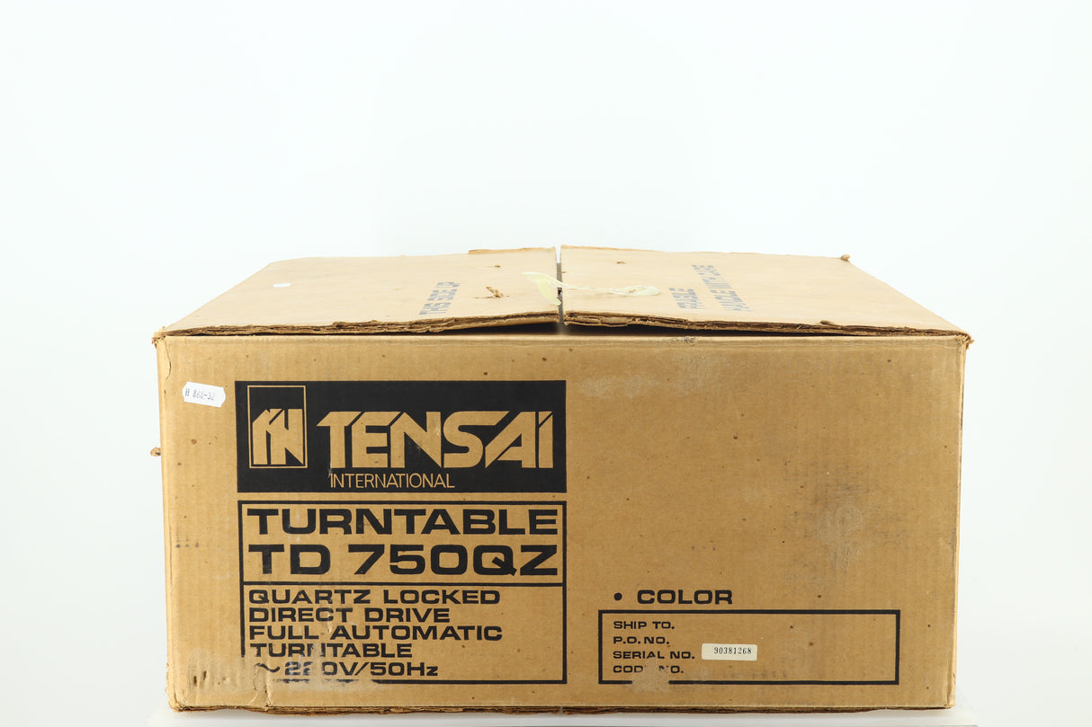 Tensai TD-750QZ Turntable - Silver