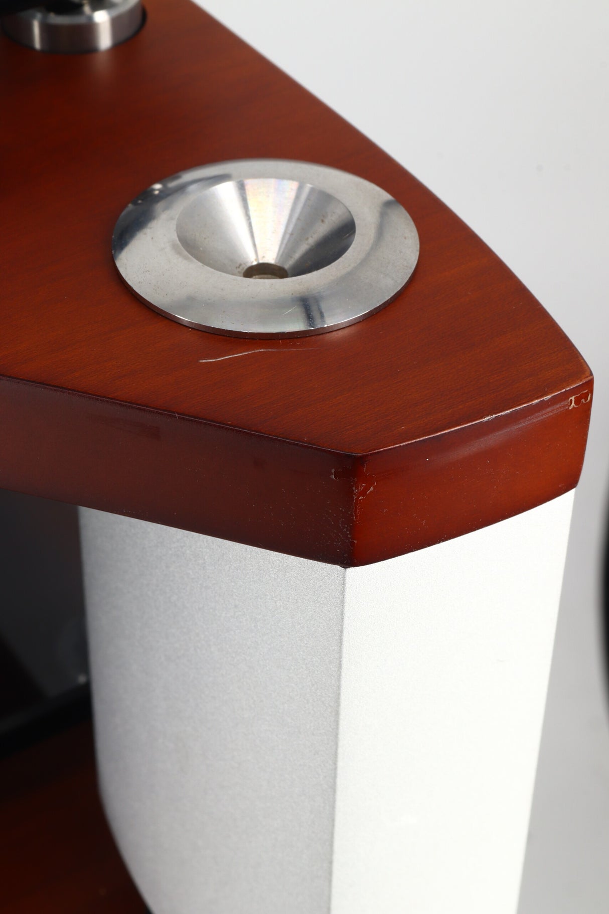 Naim Fraim Base & 4 Shelves Hifi Stand - Dark Cherry / Silver