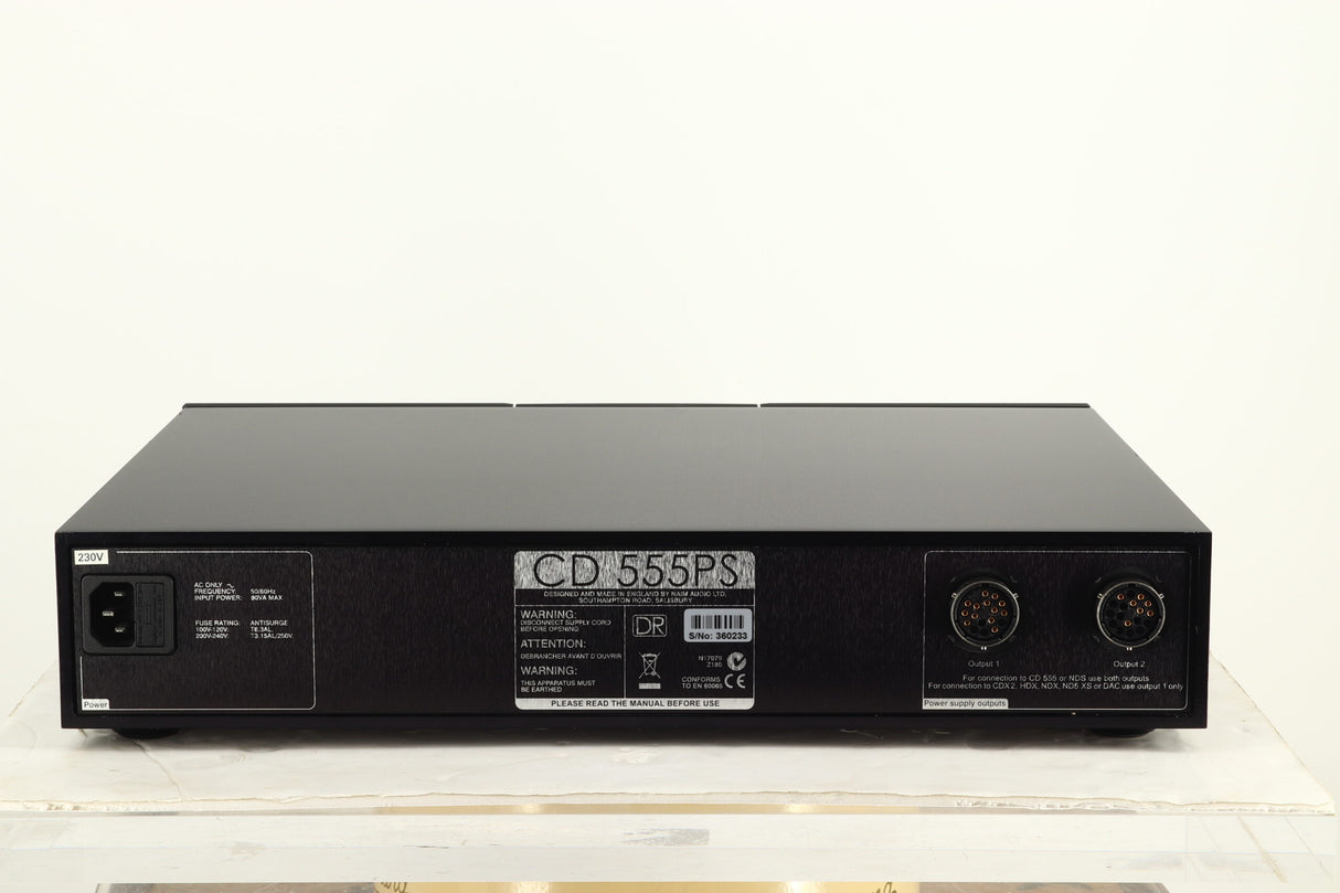 Naim CD555 CD Player (2007) / Naim CD555PS DR Power Supply (2013)