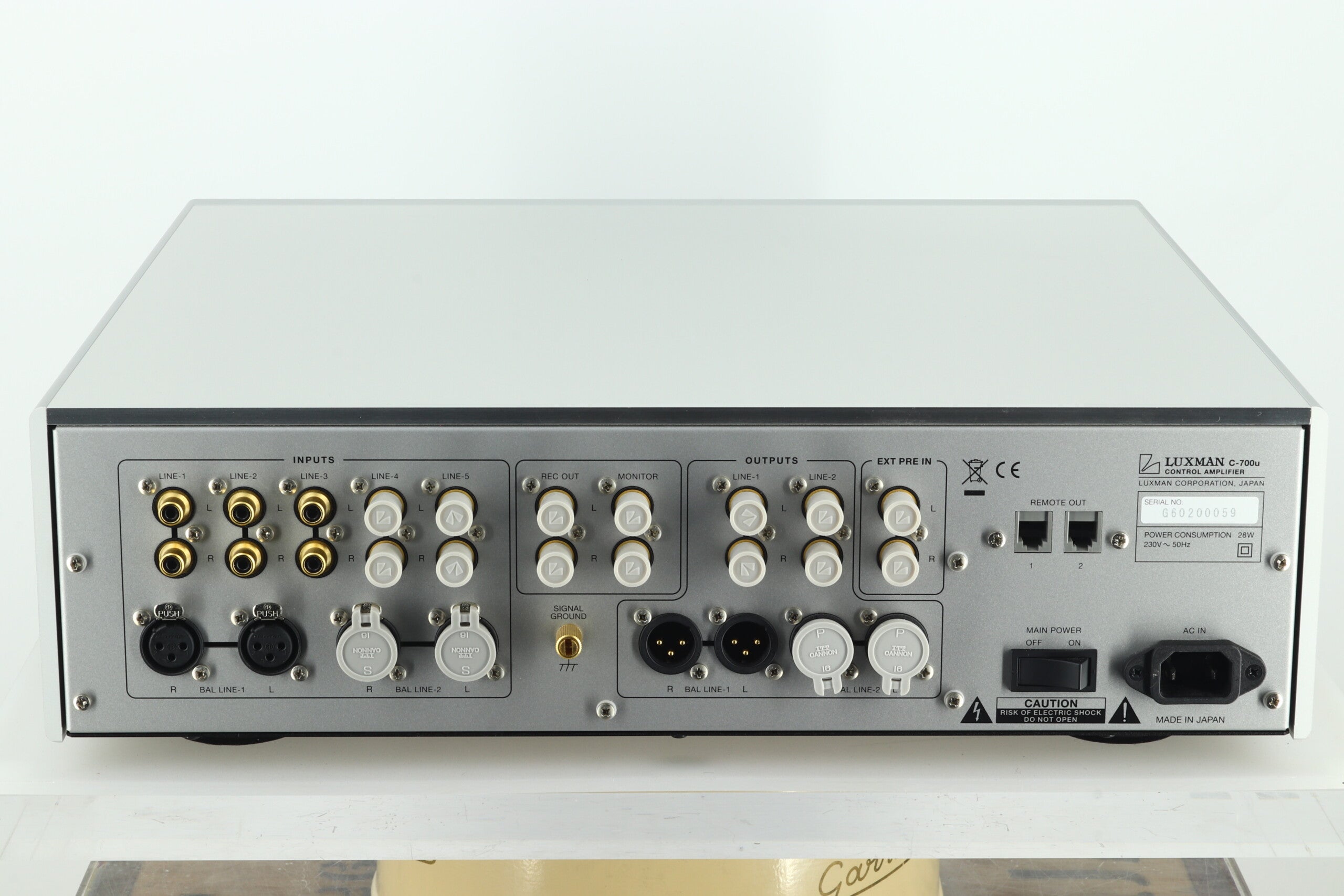 LUXMAN CONTROL AMPLIFIER C-700u 貴重 Luxman C-700U Control Amplifier - Silver – 2ndhandhifi.co.uk