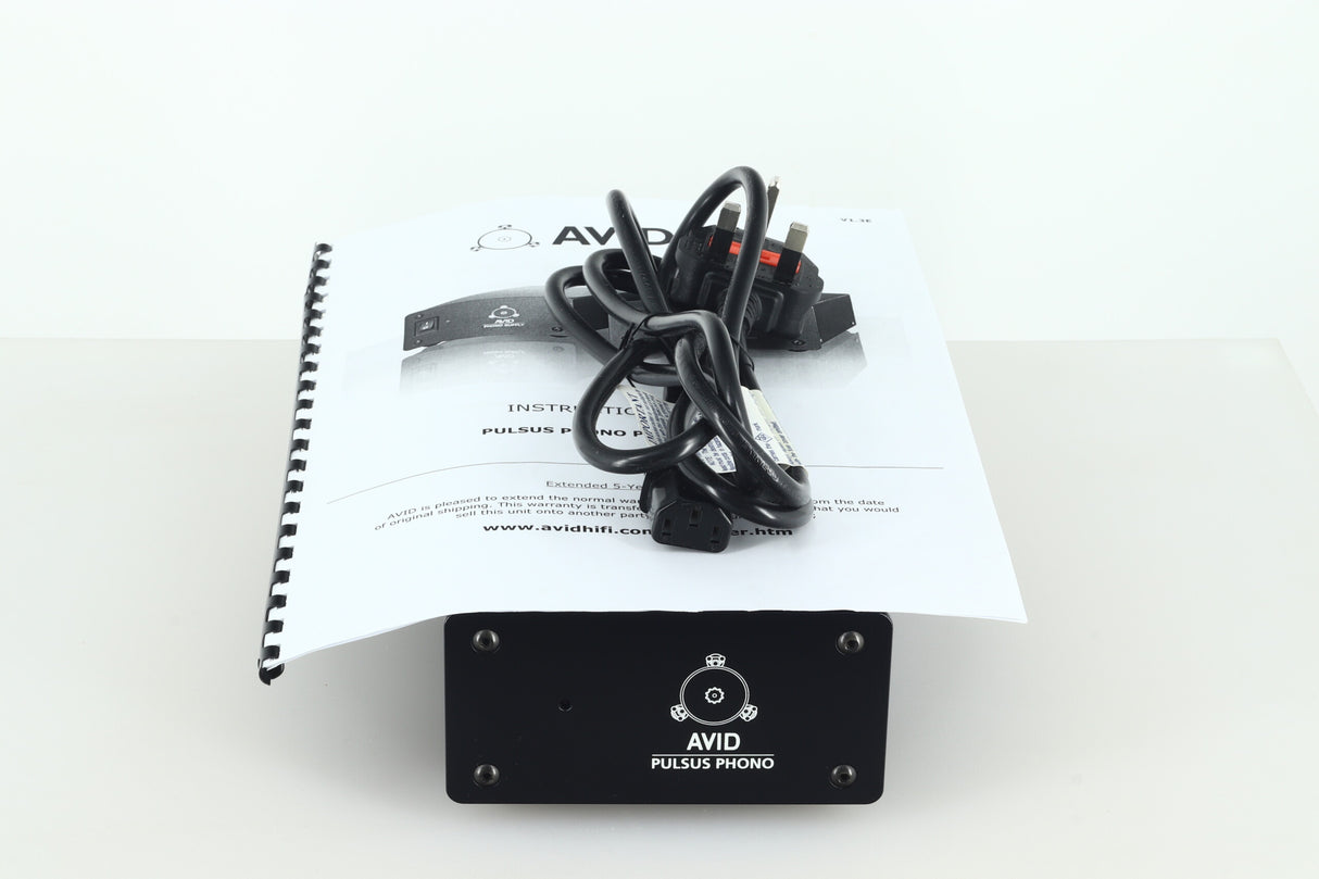 Avid Pulsus Phonostage & Power Supply - Black