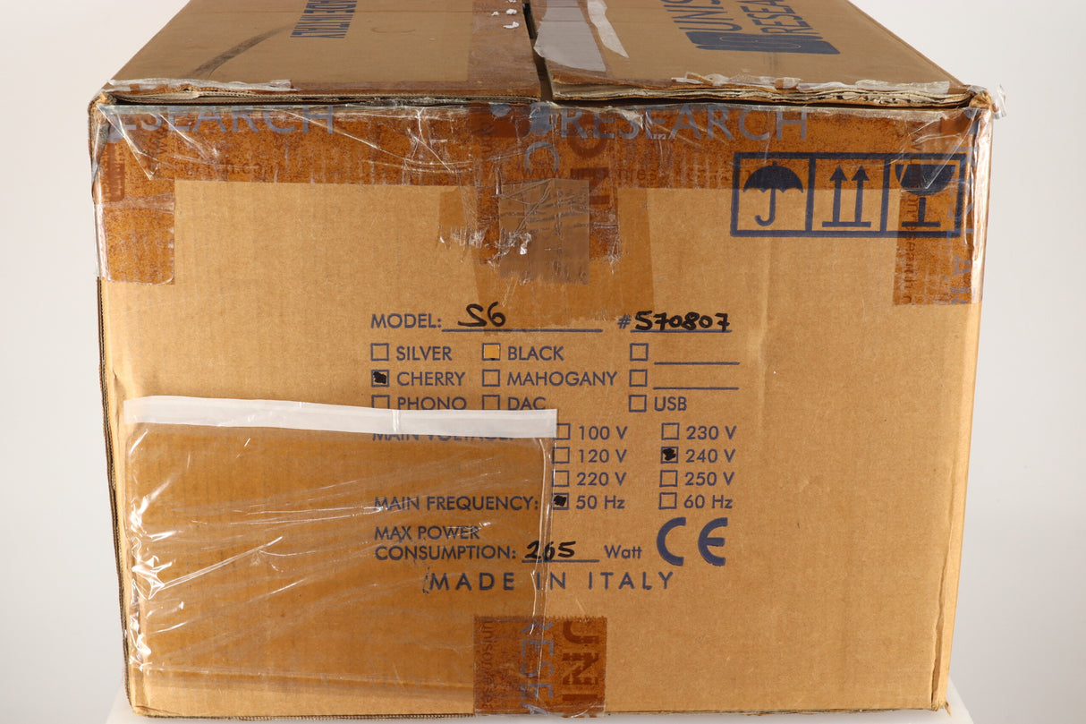 Unison Research S6 Integrated Amplifier - Cherry