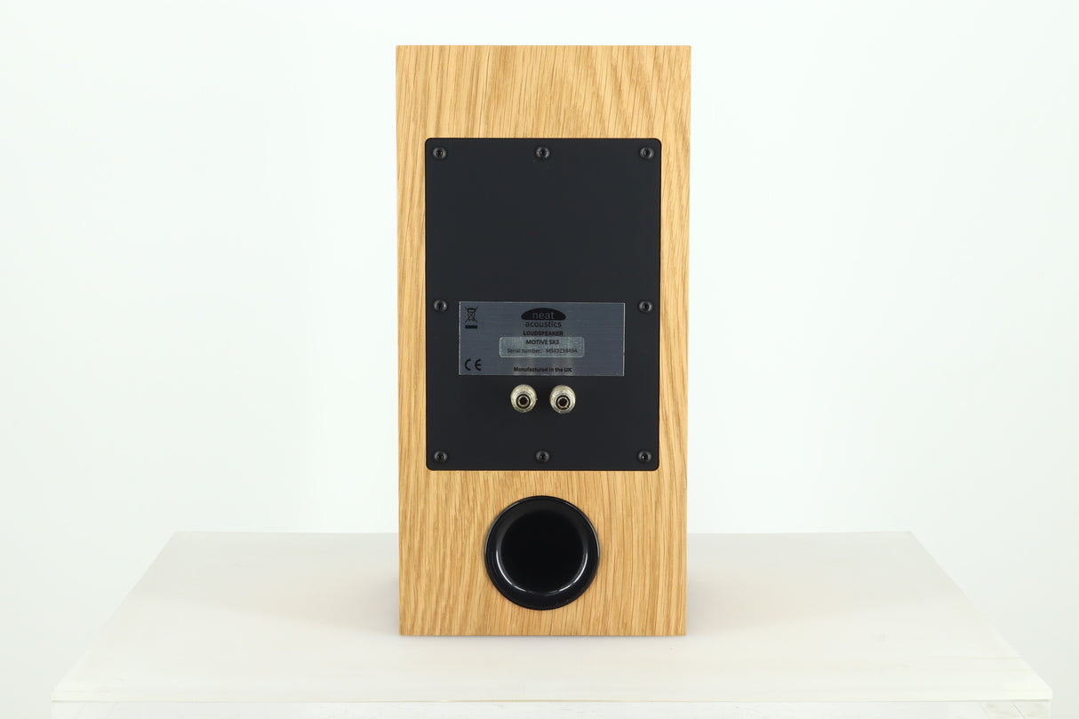 NEAT Motive SX3 Standmount Speakers - Natural Oak