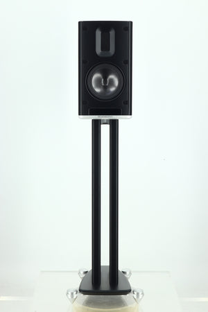 Scansonic MB1 Standmount Speakers - Black / Twin Pillar Stands