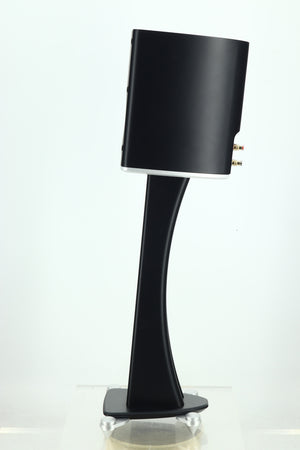 Scansonic MB1 Standmount Speakers - Black / Twin Pillar Stands