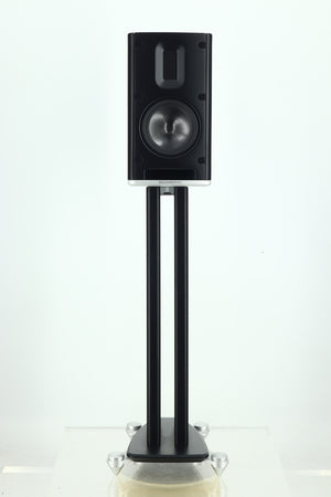 Scansonic MB1 Standmount Speakers - Black / Twin Pillar Stands