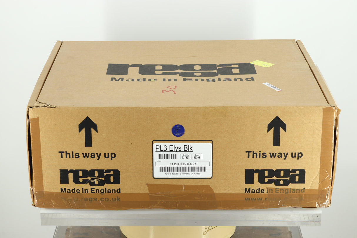 Rega Planar 3 Turntable - Black / Elys 2 Cartridge