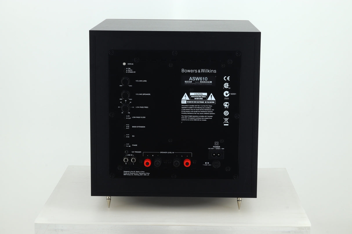 B&W ASW610 Subwoofer - Black