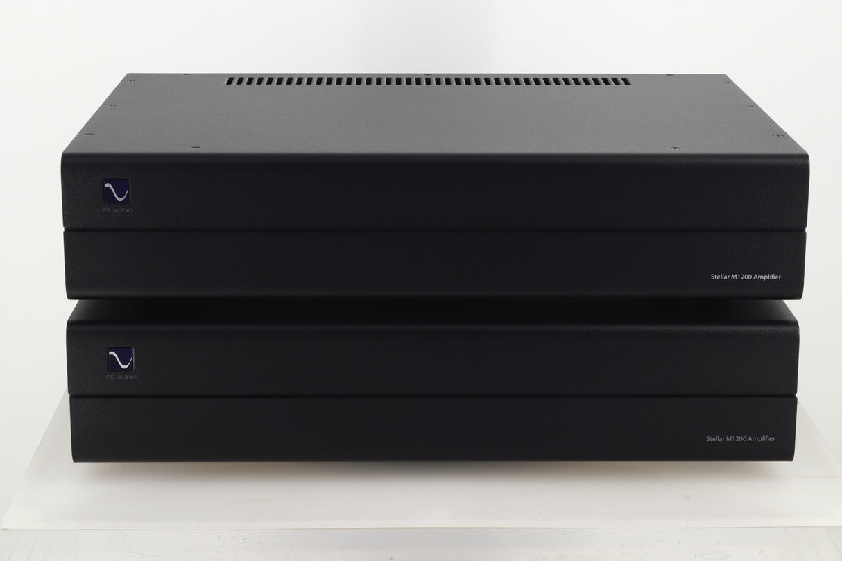 PS Audio Stellar M1200 Mono Power Amplifiers - Black
