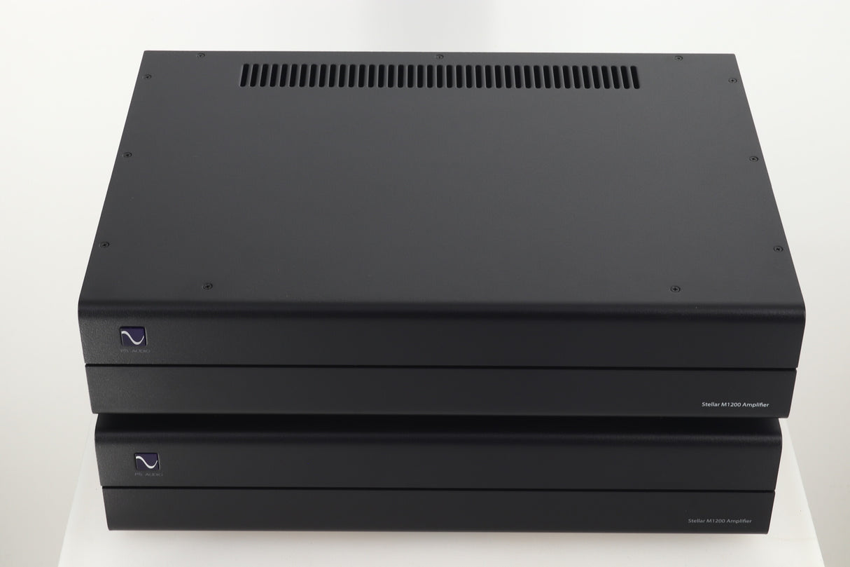PS Audio Stellar M1200 Mono Power Amplifiers - Black