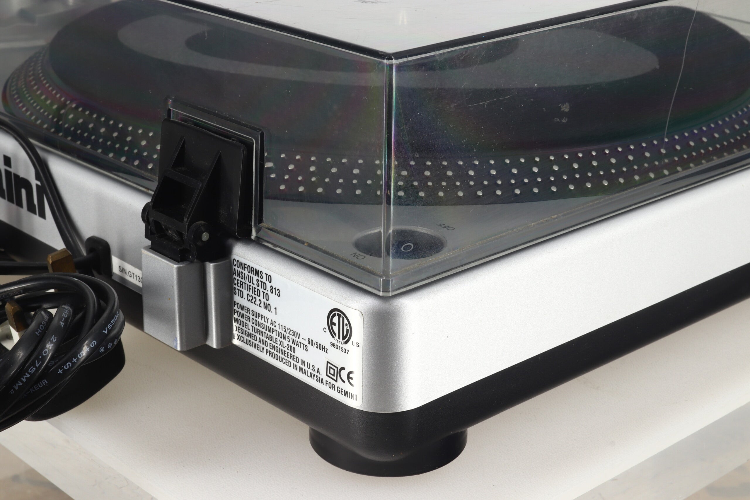 ミンミン Gemini XL-200 Turntable – 2ndhandhifi.co.uk