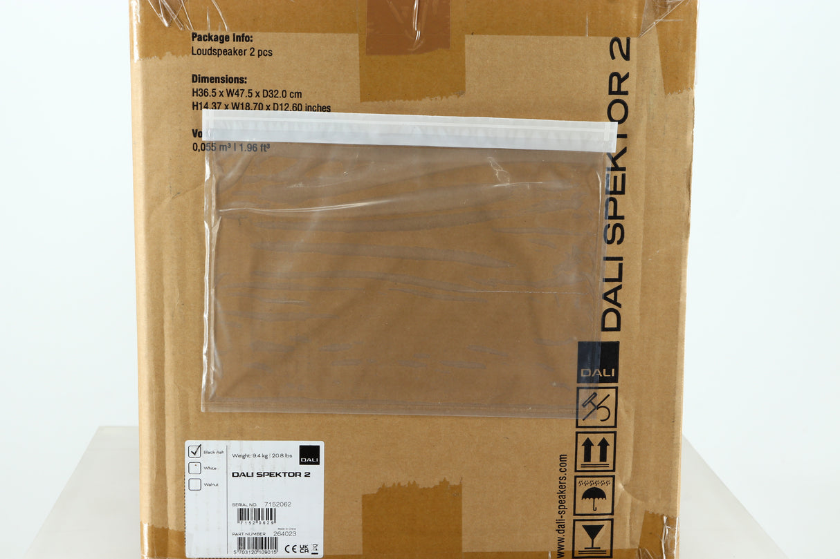 Dali Spektor 2 Standmount Speakers - Black Ash