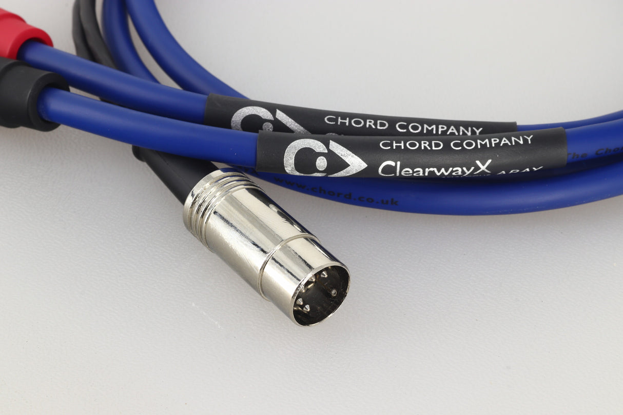 Chord Company Clearway X Interconnect Cable 2 RCA - 5-Pin DIN 1.0m