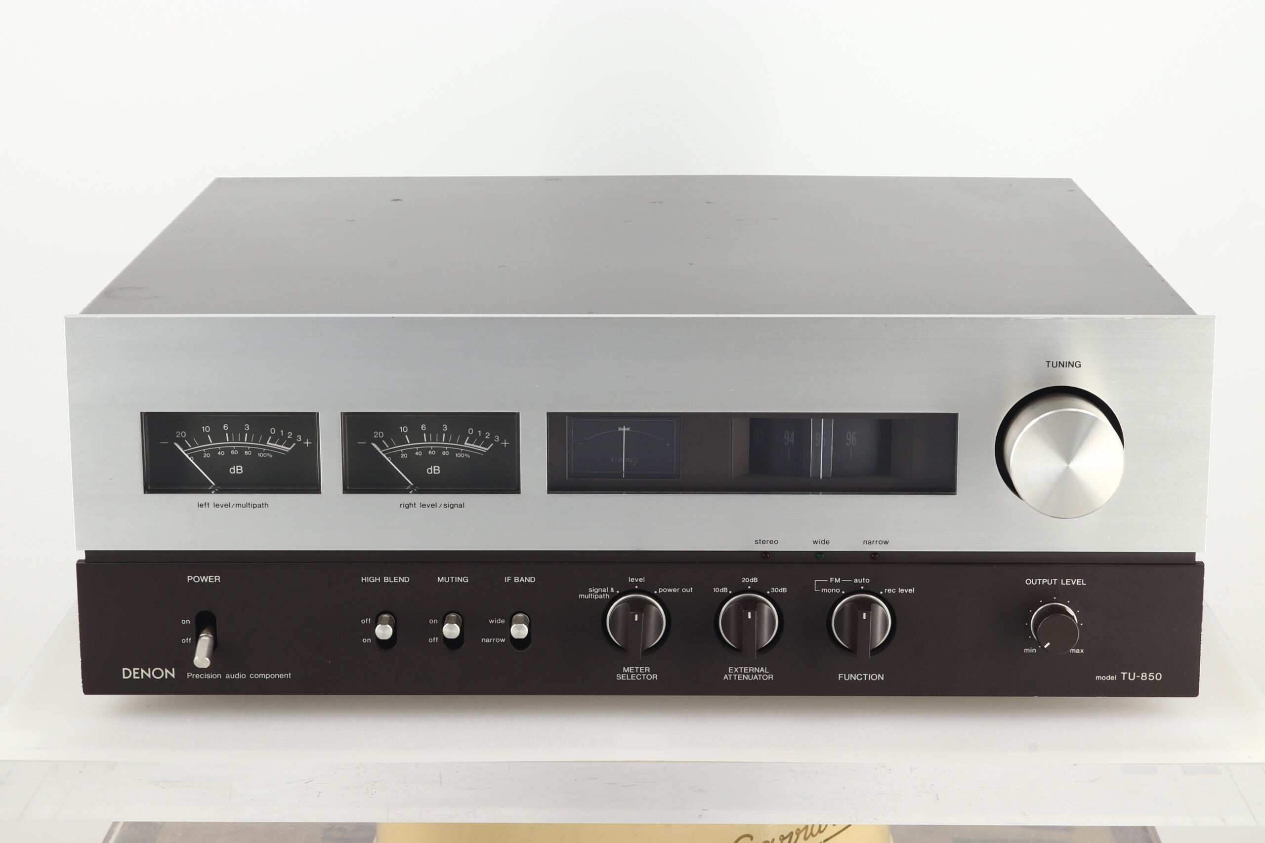 DENON TU-850 FMチューナー Denon TU-850 Tuner – 2ndhandhifi.co.uk