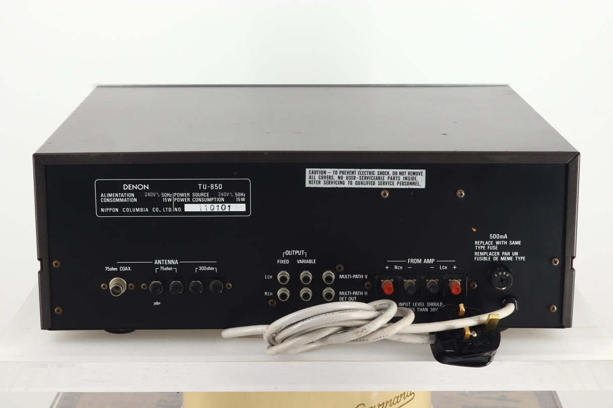 Denon PMA-850 Integrated Amplifier / Denon TU-850 Tuner