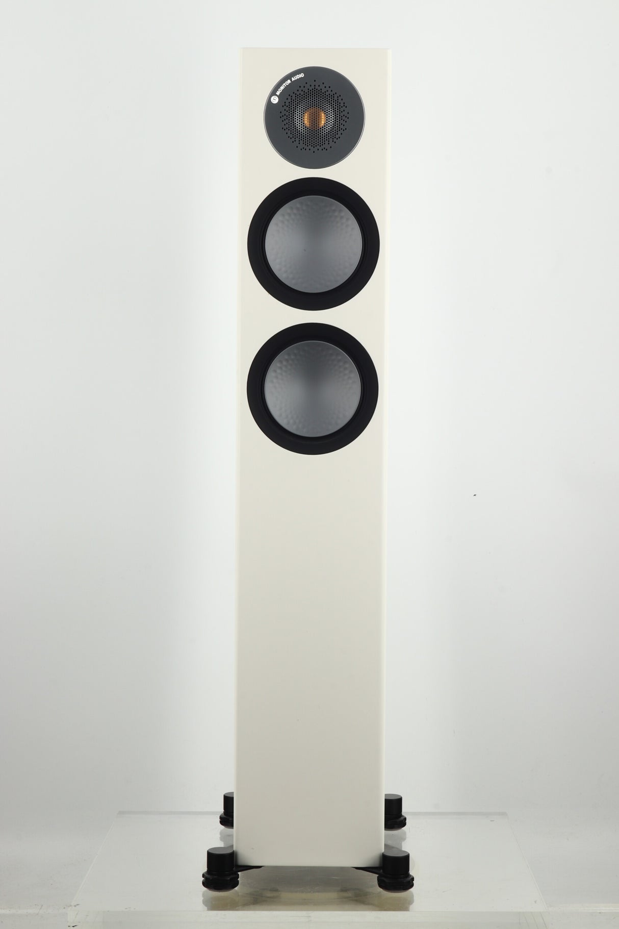 Monitor Audio Silver 200 Floorstanding Speakers - Satin White