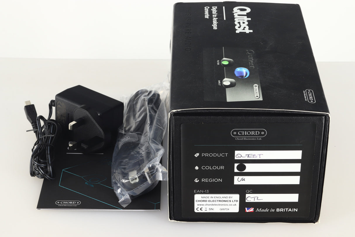 Chord Electronics Qutest Digital Analogue Converter - Black