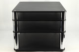 Custom Design Ultra Hifi 4 Rack Inc. Isolation Plinth - Black/Chrome