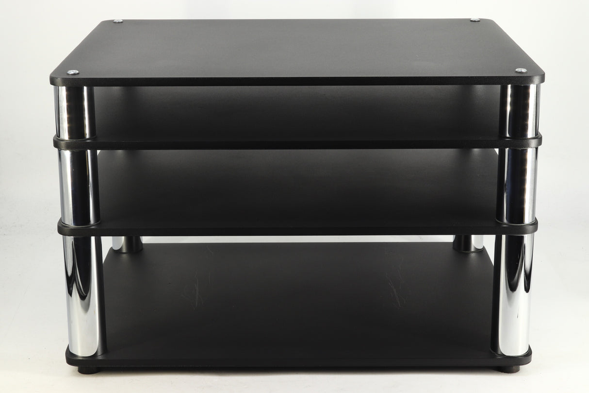 Custom Design Ultra Hifi 4 Rack Inc. Isolation Plinth - Black/Chrome