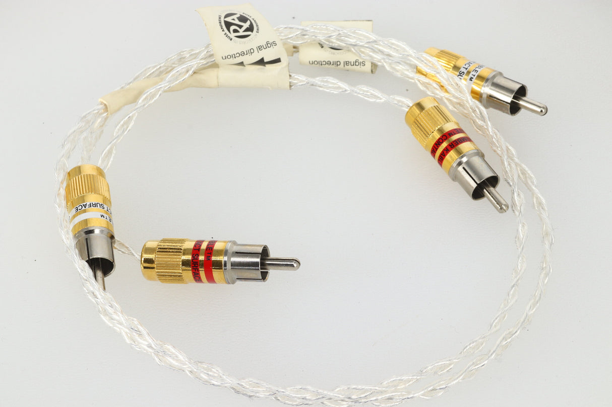 Kimber KCAG Silver Interconnect Cables RCA-RCA 0.5m