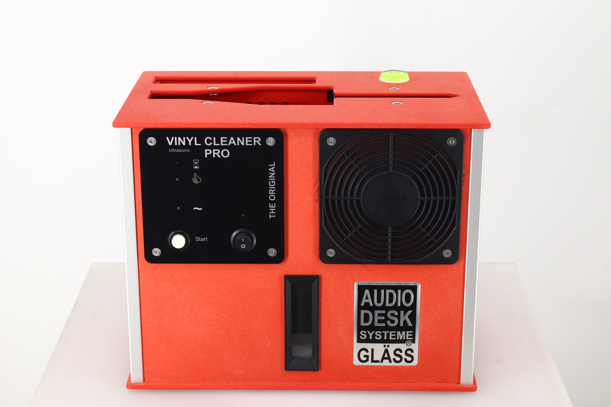Audiodesk Systeme Glass Vinyl Cleaner Pro Record Cleaning Machine - Red