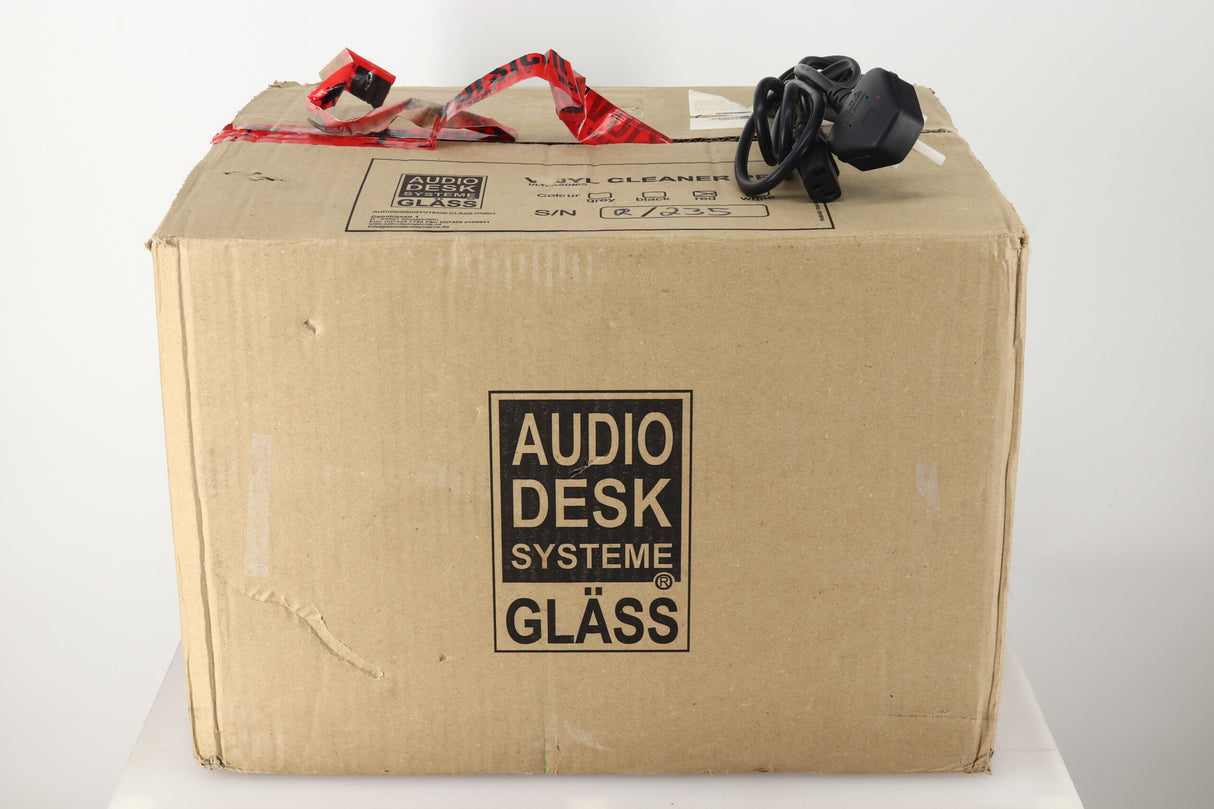 Audiodesk Systeme Glass Vinyl Cleaner Pro Record Cleaning Machine - Red