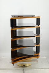 Naim Fraim Base + 4 Shelves HiFi Rack - Cherry