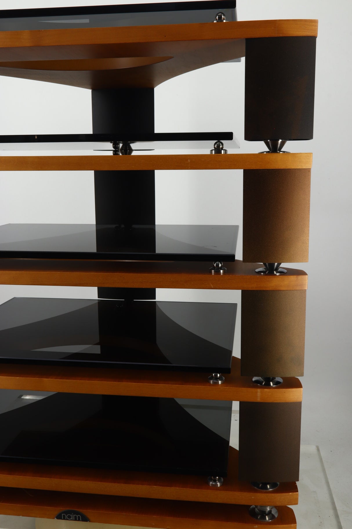 Naim Fraim Base + 4 Shelves HiFi Rack - Cherry