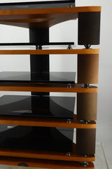 Naim Fraim Base + 4 Shelves HiFi Rack - Cherry