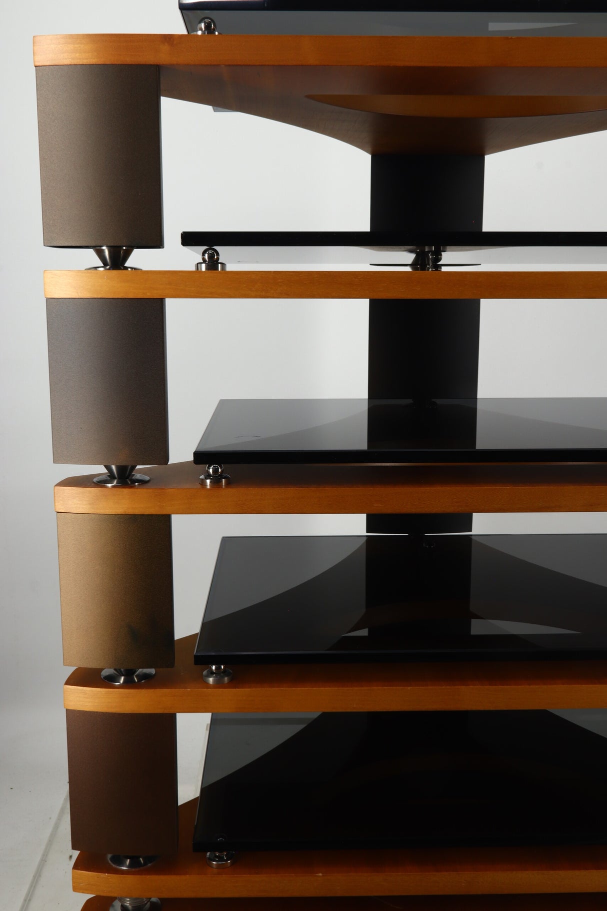 Naim Fraim Base + 4 Shelves HiFi Rack - Cherry