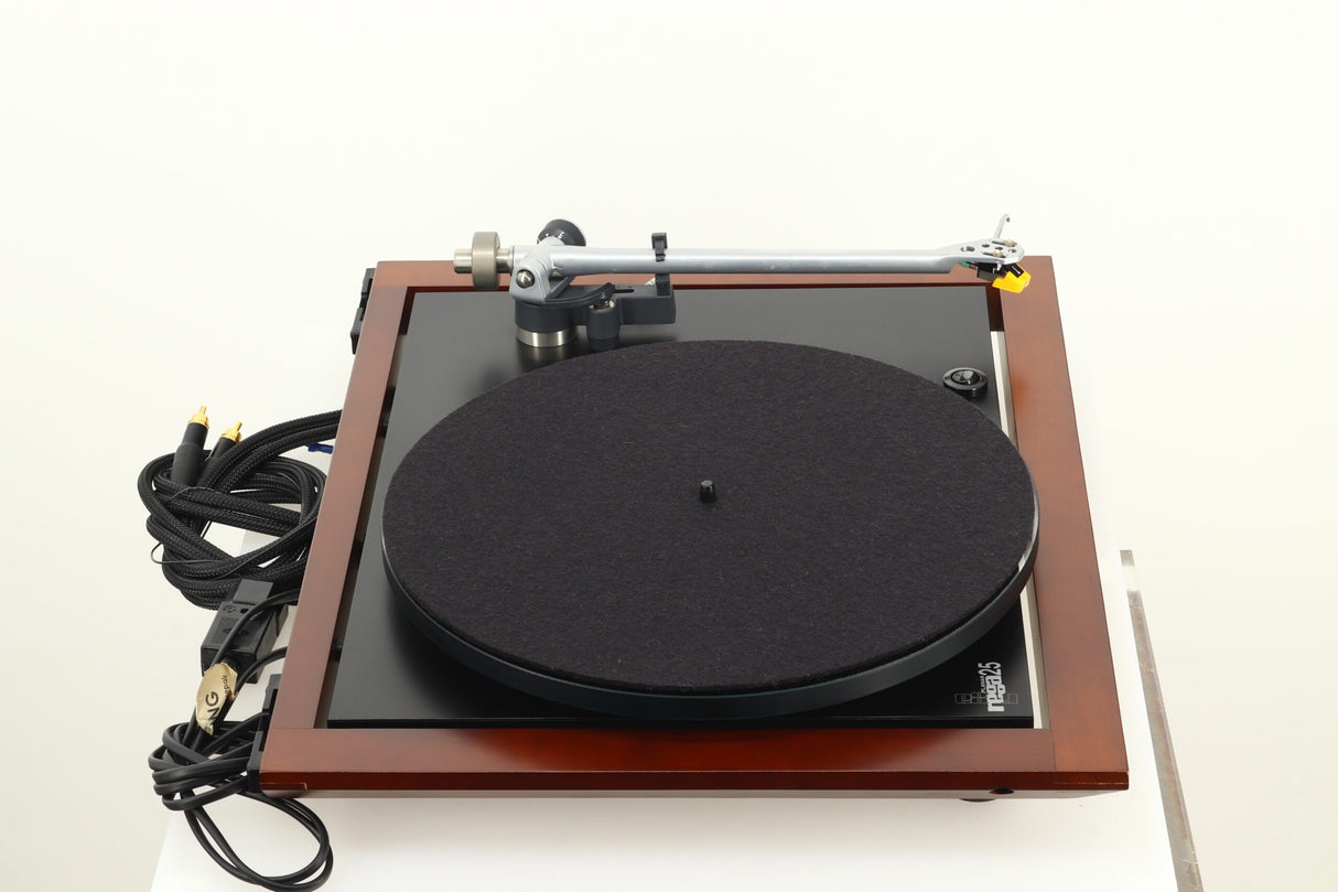 Rega Planar 25 Turntable - Cherry / Heed Orbit Power Supply / Linn K-9 Cartridge
