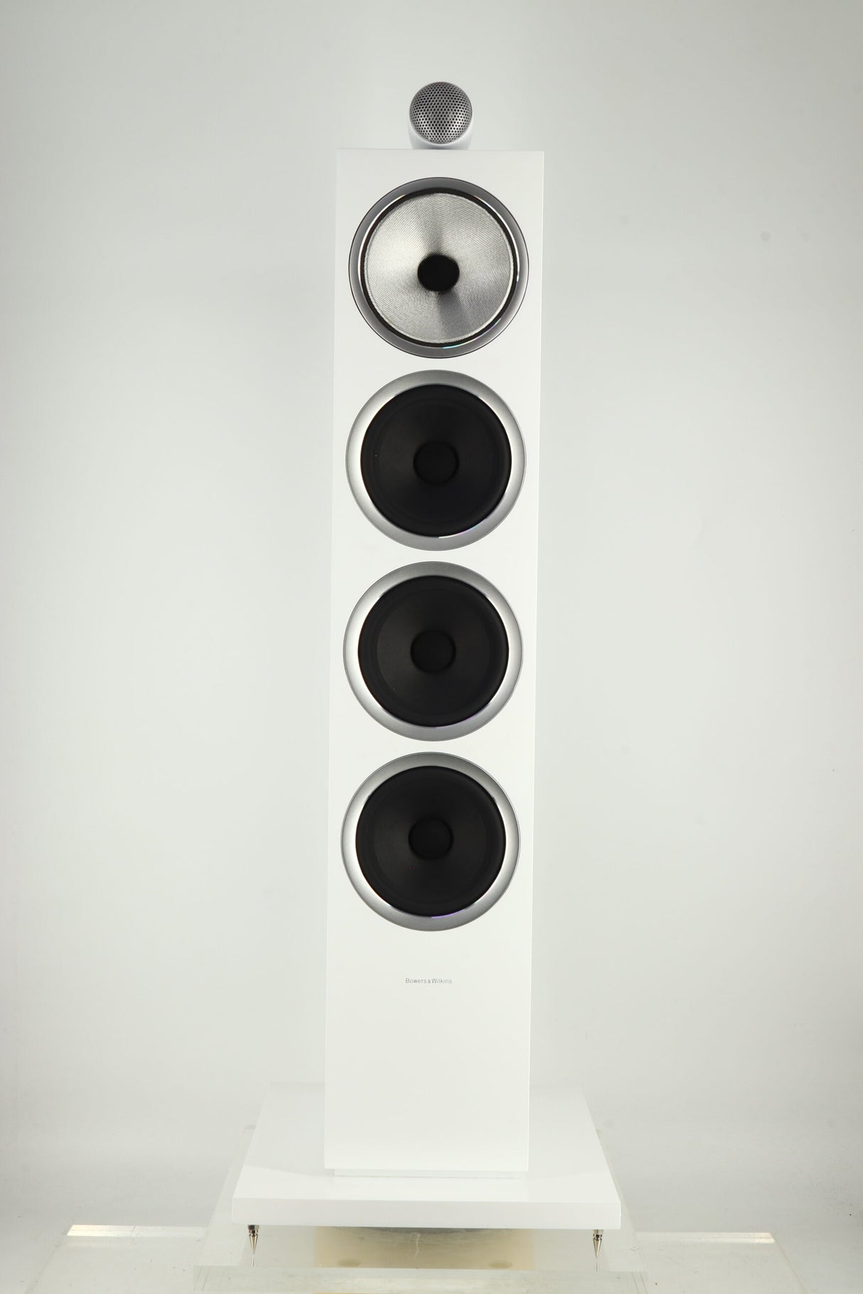 B&W 702 S2 Floorstanding Speakers - White