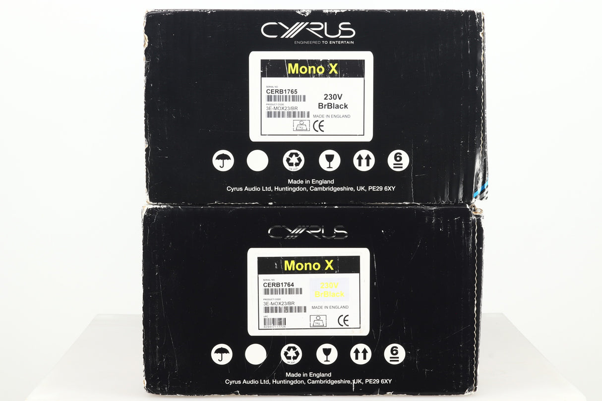 Cyrus Mono X Monoblock Power Amplifiers - Brushed Black