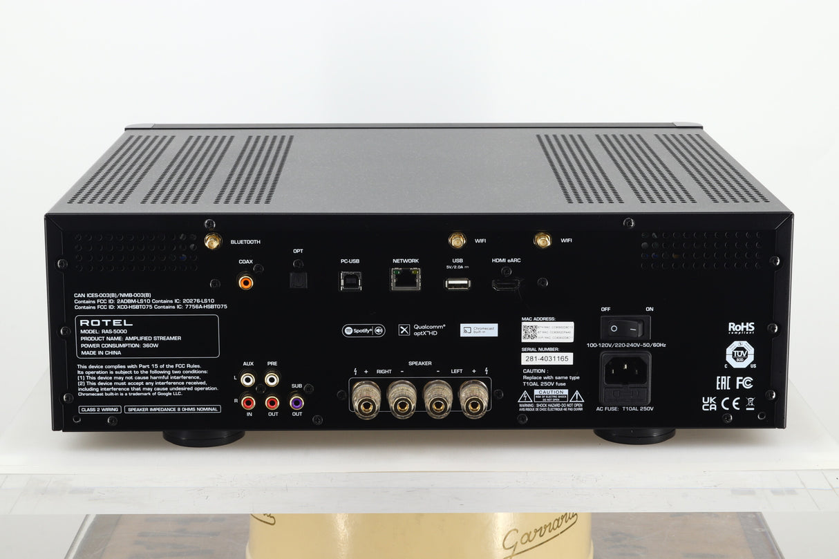 Rotel RAS-5000 Integrated Amplifier - Black