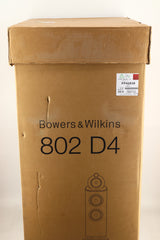 B&W 802 D4 Floorstanding Speakers - Rosenut
