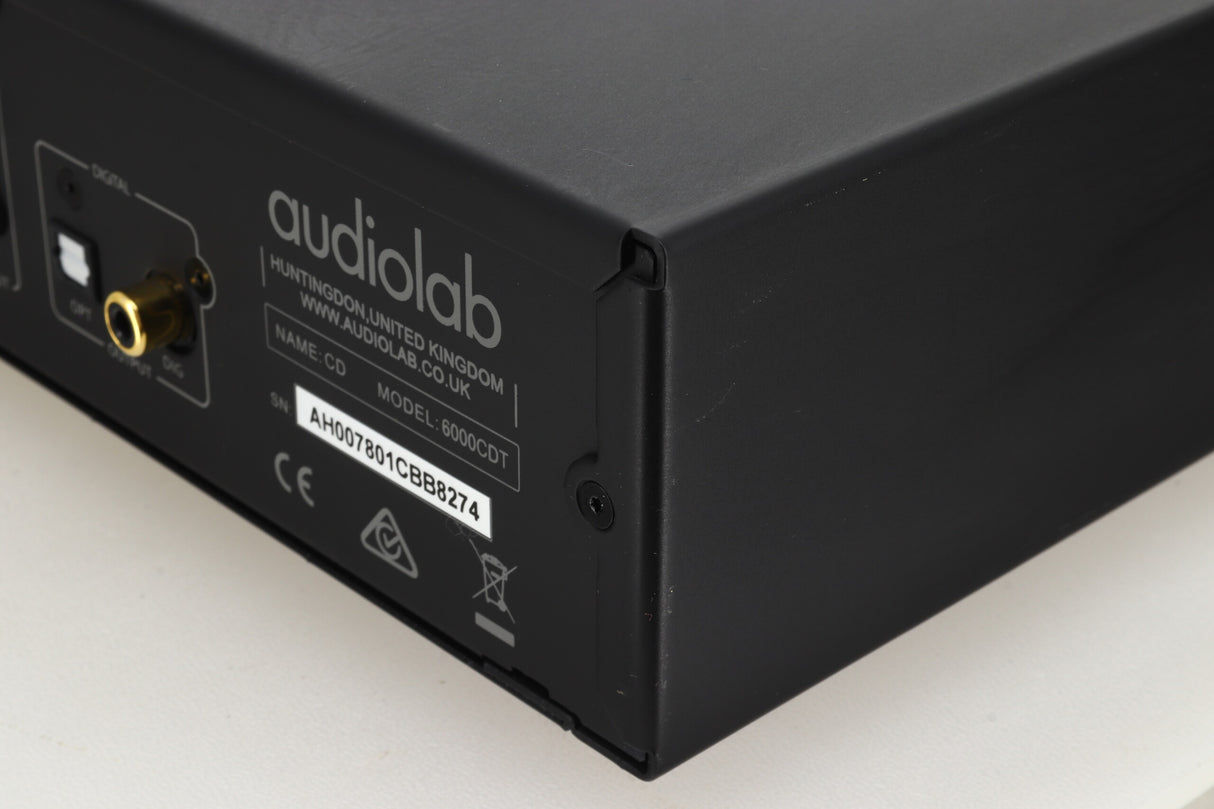 Audiolab 6000CDT CD Transport - Black
