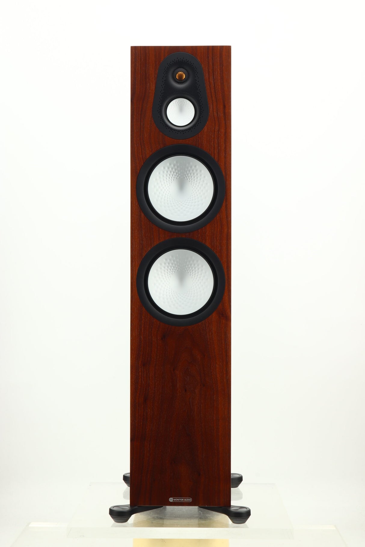 Monitor Audio Silver 500 7G Floorstanding Speakers - Natural Walnut