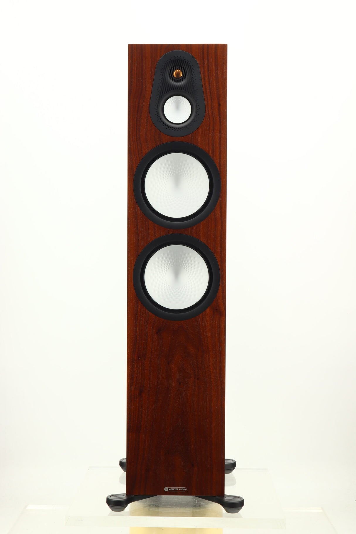 Monitor Audio Silver 500 7G Floorstanding Speakers - Natural Walnut