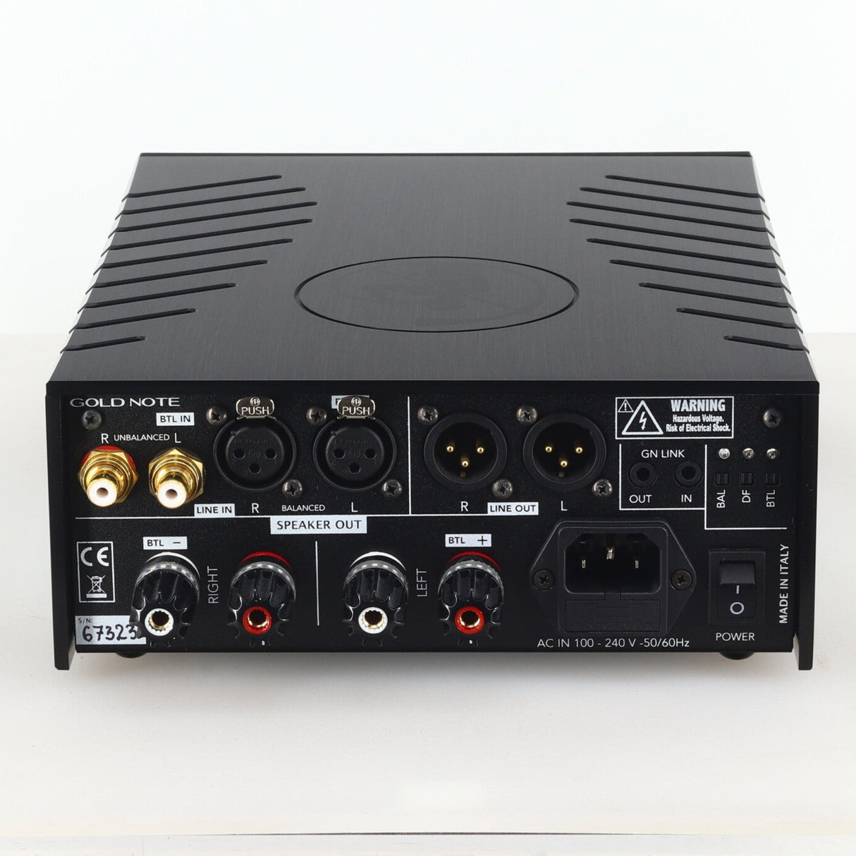 Goldnote PA-10 Stereo Power Amplifier - Black