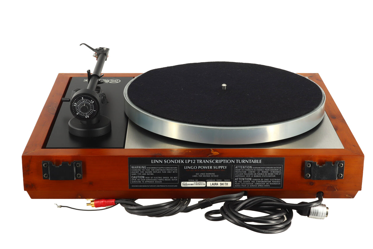 Linn LP12 Turntable - Cherry / Lingo Power Supply / Akito Tonearm / Dynavector 10x5 Cartridge